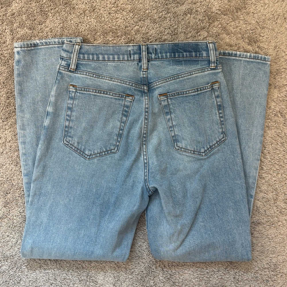 Abercrombie & Fitch 90’s slim, straight ultra high-rise curve love